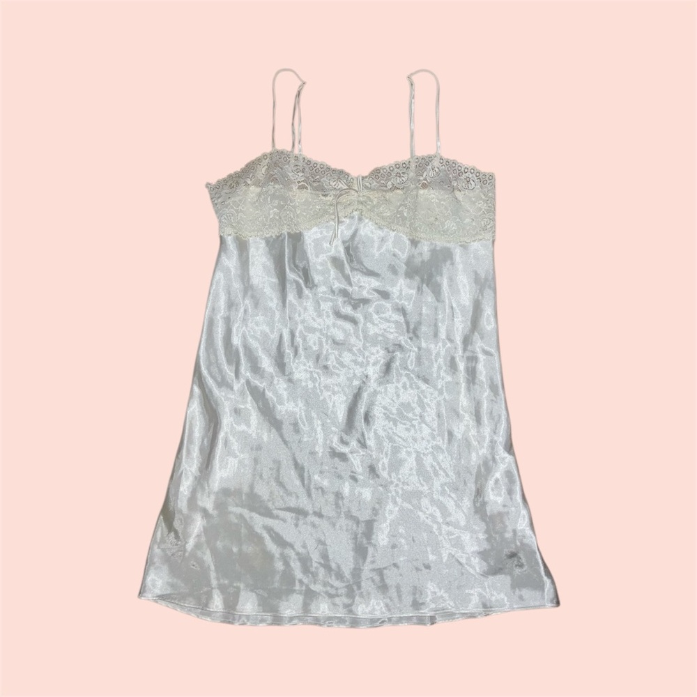 White Satin Slip